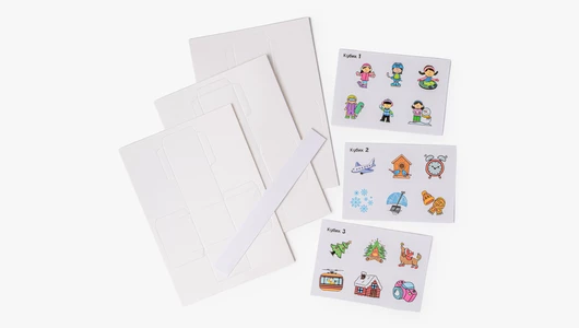 Игровой набор "Зимние фантазии", 3 кубика