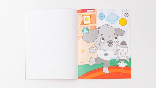 Книжка-картинка с аппликацией: Домашние животные