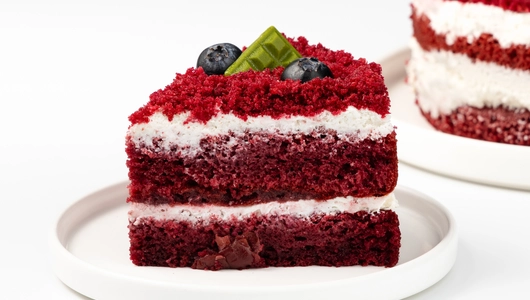 Торт "День защитника" красный бисквит с&nbsp;вишней