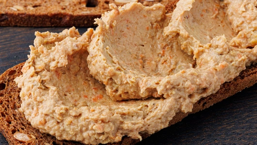 Паштет из куриной печени с лисичками