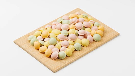 Пельмени мини с индейкой цветные