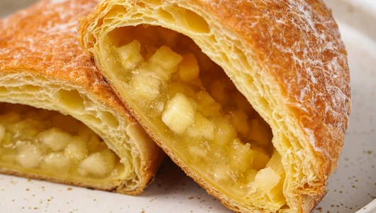 Слойка с яблоком