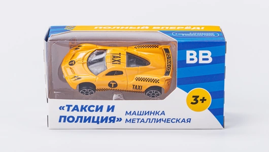 Машинка металлическая "Такси и полиция"