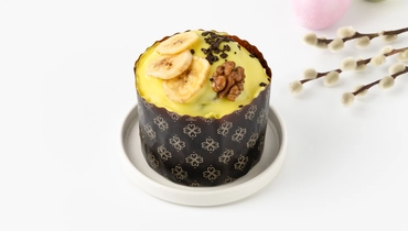 Изображение товара Кулич Веганский Банан и Грецкий орех