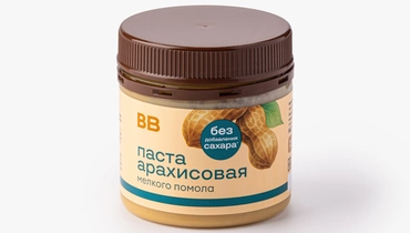 Изображение товара Арахисовая паста мелкого помола, без доб. сахара
