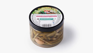 Изображение товара Ассорти овощное солёное "Чеснок, перец острый и черемша"