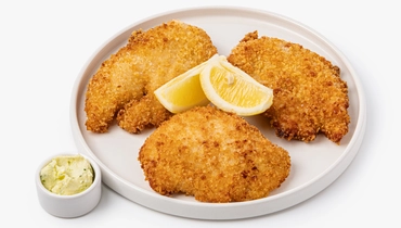 Шницель куриный с&nbsp;пряным маслом и&nbsp;лимоном, 400 г