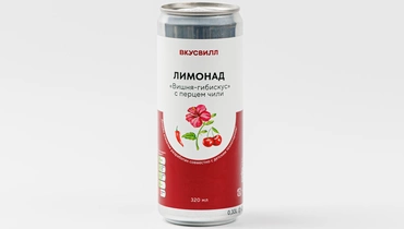 Лимонад "Вишня-гибискус" с перцем чили, 320 мл Лимонад "Вишня-гибискус" с перцем чили, 320 мл