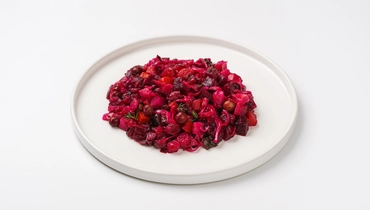 Салат винегрет с квашеной капустой