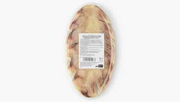 Изображение товара Ассорти из сельди и скумбрии филе-кусочки в масле с луком, 180&nbsp;г