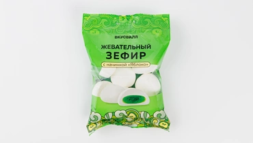 Зефир жевательный с начинкой "Яблоко"