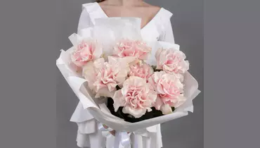 Букет из&nbsp;7 розовых, французских роз FMART by flowwow