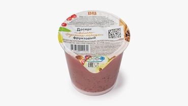 Десерт фруктовый "Яблоко-брусника-корица"