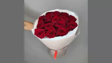 Изображение товара Букет из 15 красных роз FMART by flowwow
