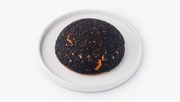 Пирожное Шу манго-маракуйя с кремом "Пломбир", кафе