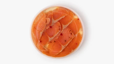 Форель радужная филе-ломтики в&nbsp;масле с&nbsp;розовым перцем, 180 г