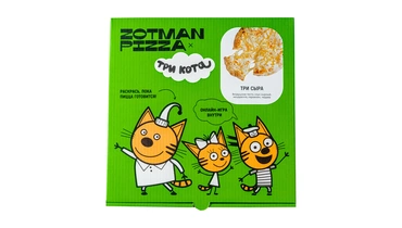 Изображение товара Пицца Zotman Три кота Три сыра 250 г