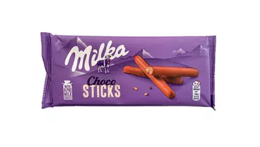 Изображение товара Печенье Milka Choco Sticks хрустящее в молочным шоколаде 112 г