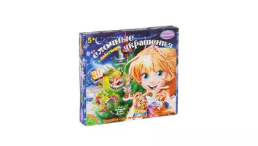 Изображение товара Набор для творчества Bondibon Елочные украшения с пайетками 3D эффект 16 шт