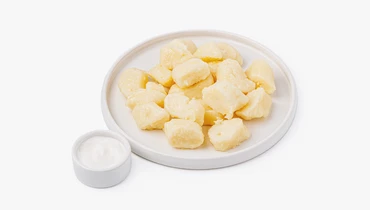 Вареники ленивые со сметаной