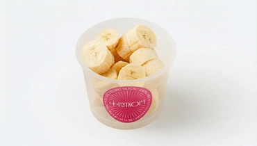 Банан спелый, дольки