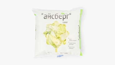 Изображение товара Свежий салат Айсберг 200 г - готов к употреблению, хрустящий продукт