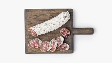 Изображение товара Колбаса "Фуэт с грецким орехом" с белой плесенью