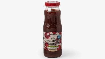 Изображение товара Сок гранатовый прямого отжима, 250 мл
