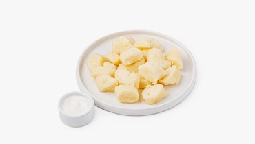 Вареники ленивые со сметаной