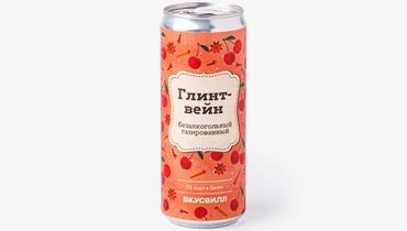 Глинтвейн безалкогольный газированный, 330 мл