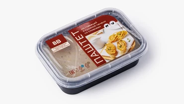 Паштет из говяжьей и куриной печени со сливками