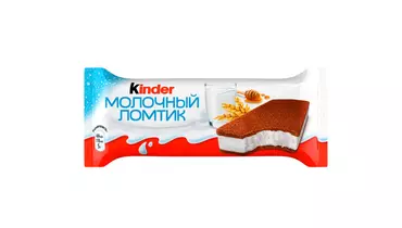 Изображение товара Пирожное Kinder Молочный Ломтик 28 г с натуральным молоком и медом