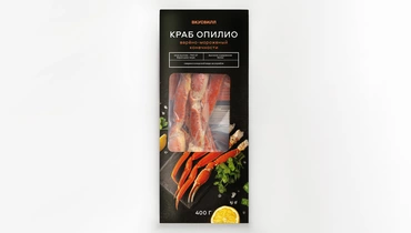 Изображение товара Краб опилио варено-мороженый конечности 400 г Баренцево море