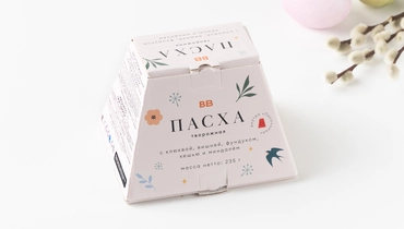 Пасха творожная с&nbsp;клюквой, вишней, фундуком, кешью и&nbsp;миндалем