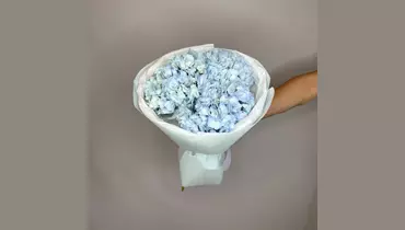 Изображение товара Букет из голубых гортензий FMART by flowwow