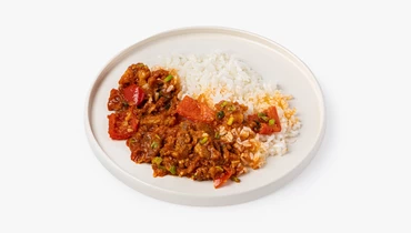 Свинина в&nbsp;кисло-сладком соусе с&nbsp;рисом