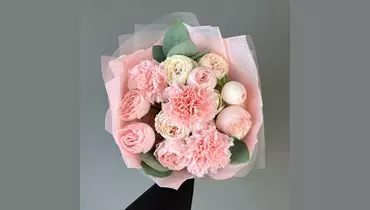 Изображение товара Дуо Мэнсфилд и Гвоздика mini FMART by flowwow