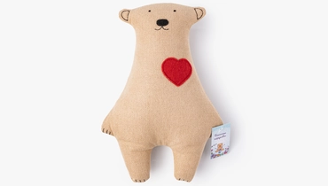 Авторский сувенир "Мишка с&nbsp;сердцем"