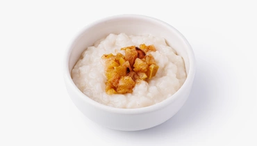 Каша рисовая на кокосовом молоке с яблочным чатни