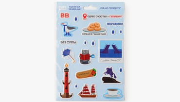 Наклейки объемные Санкт-Петербург