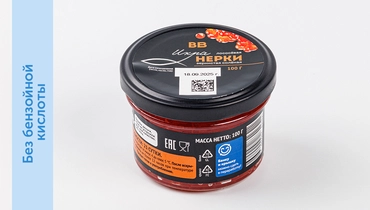 Икра нерки зернистая ст/б охл., 100 г