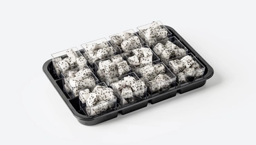 Изображение товара Фруктовый сет из питахайи 12 шт по 50 г свежие нарезки для фуршета