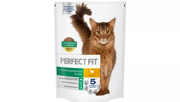 Изображение товара Сухой корм Perfect Fit для стерилизованных кошек с курицей 650 г