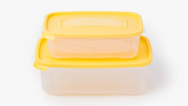 Изображение товара Комплект контейнеров прямоугольных Каскад 2 шт 1,2л и 2,2л безопасные для пищи