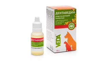 Изображение товара Дентаведин гель для полости рта собак 15 г натуральный уход