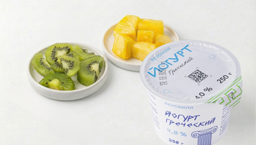 Йогурт со свежими фруктами: ананас и&nbsp;киви