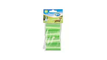 Изображение товара Пакеты для уборки за собакой DUVO+ Био, экологичные, 33х20 см, 4x20 шт