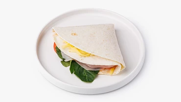 Тортилья с ветчиной и сыром, кафе