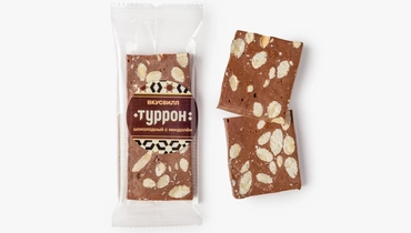 Туррон шоколадный с&nbsp;миндалем