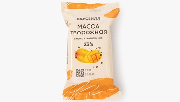 Масса творожная с&nbsp;манго и&nbsp;семенами чиа 23%